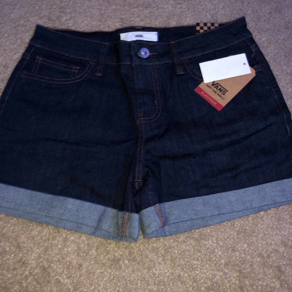 Navy Vans shorts